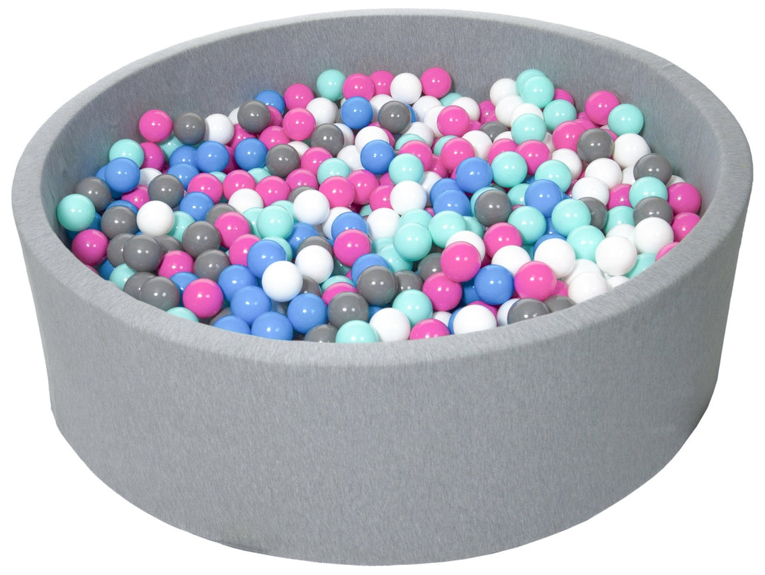 Soft Jersey ball pit with 900 balls, diameter 125 cm