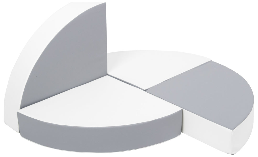 Wheel set of 4 large foam blocks