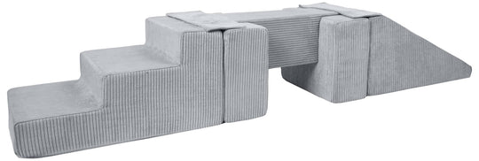 Footbridge + slide set of 5 large foam blocks