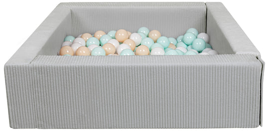 Soft play Corduroy ball pit, home ball pit, indoor, outdoor, ball pit + 200 balls