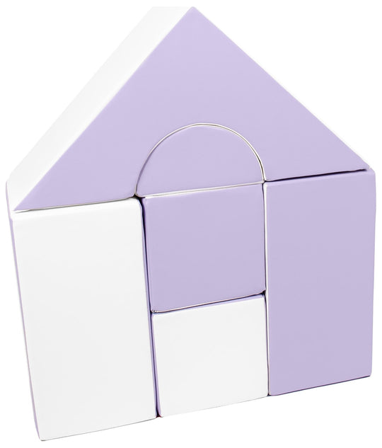 Mini castle set of 6 large foam blocks