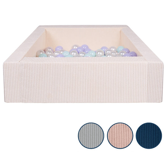 Soft play Corduroy ball pit, home ball pit, indoor, outdoor, ball pit + 200 balls