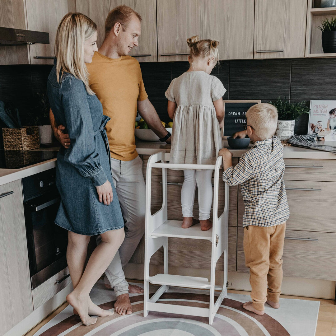 Transformable Kitchen Tower / Table &amp; Chair