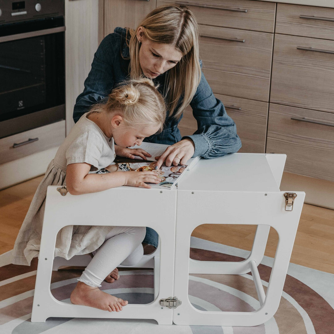 Transformable Kitchen Tower / Table &amp; Chair