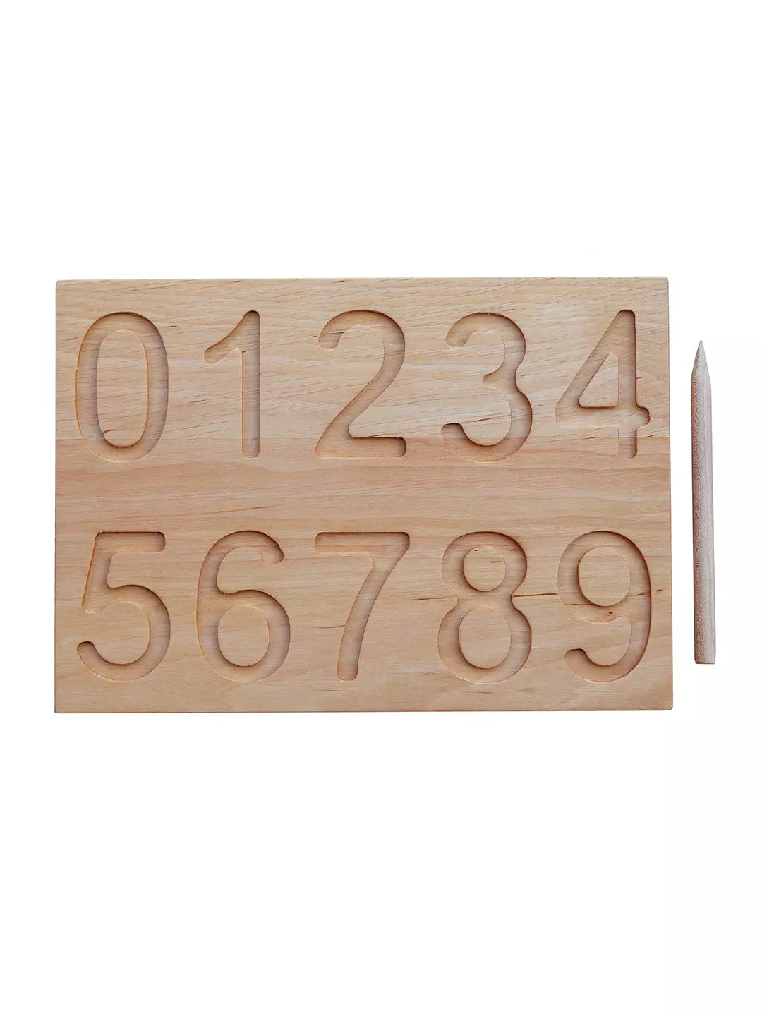Houten Montessori-getallenbord