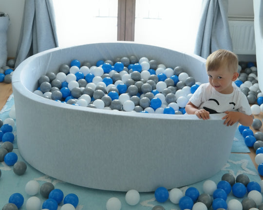 Soft Jersey ball pit with 1200 balls, diameter 125 cm