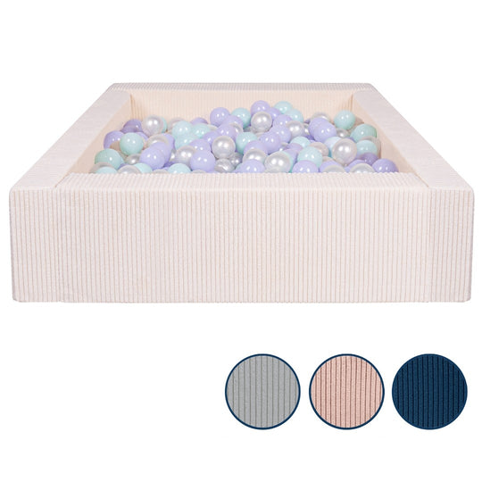 Soft play Corduroy ball pit, home ball pit, indoor, outdoor, ball pit + 300 balls