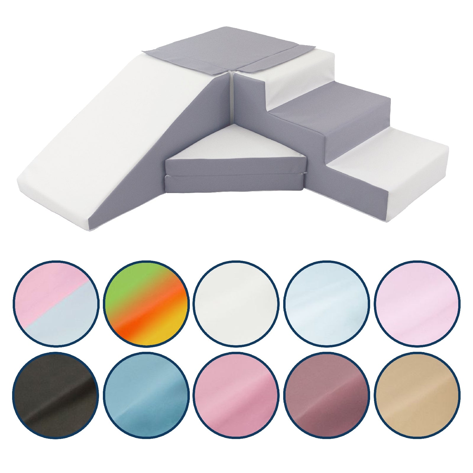 Slide set of 4 large foam blocks