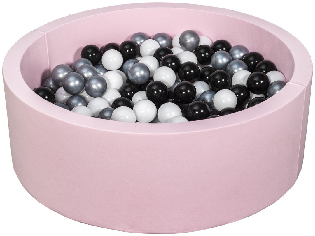 Soft Jersey ball pit with 300 balls, pink