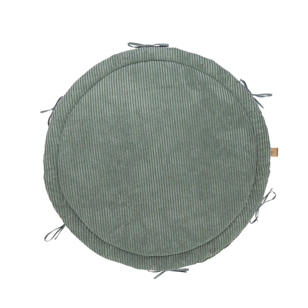 Baby Nest &amp; Play Mat With Crib Bumper Braid - Olive Green