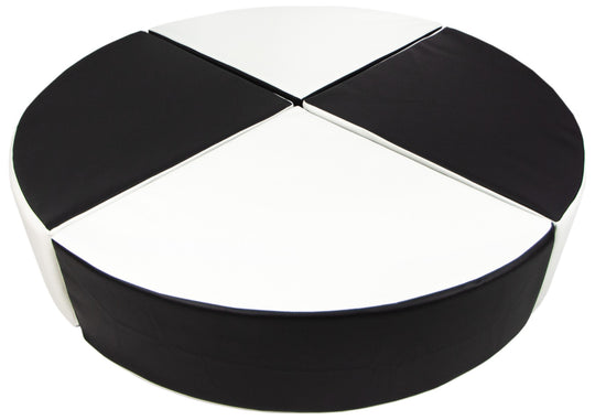 Wheel set of 4 large foam blocks