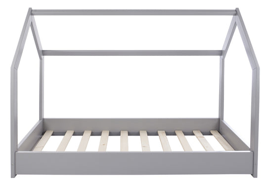 Wooden house bed 160x80cm without barriers