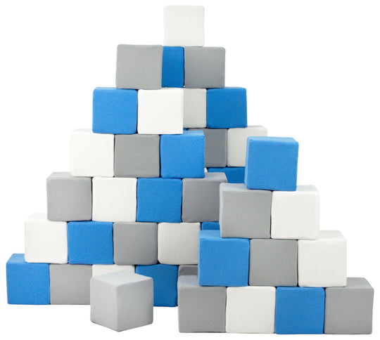 Pyramid set of 45 large foam blocks