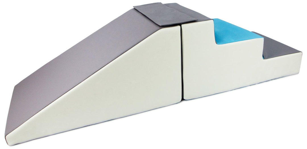 Slide + steps set of 2 large foam blocks