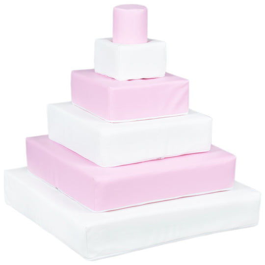 Pyramid set of 6 large foam blocks