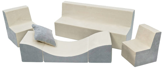 Soft Foam Furniture 4 psc set: 2x Chair+Sofa+Coach