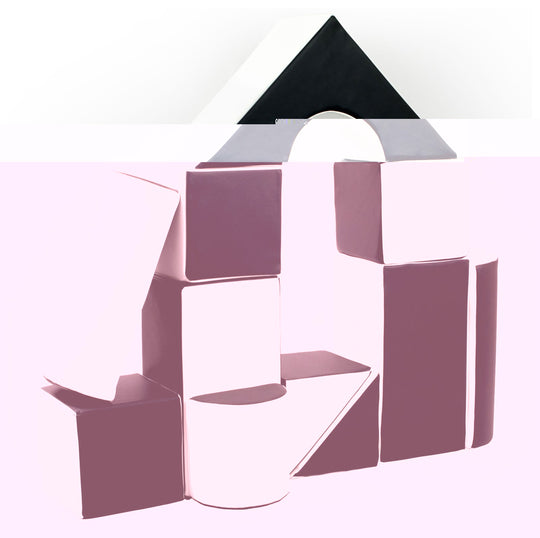 Castle set of 11 large foam blocks