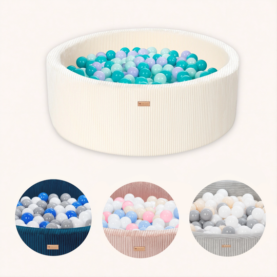 Ball pit + 300 balls, corduroy fabric