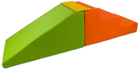 Slide + steps set of 2 large foam blocks