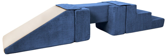 Footbridge + slide set of 5 large foam blocks