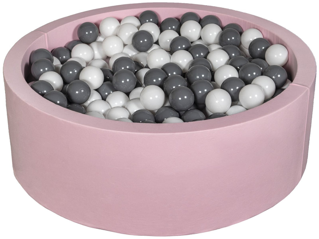 Soft Jersey ball pit with 450 balls, pink