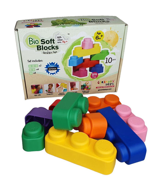 Zachte Bioblokken Set - 10 stuks