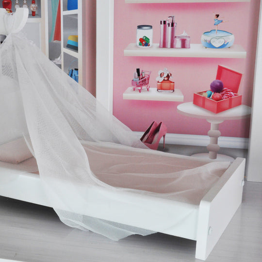 Wooden Dollhouse Liselle with LED Lights