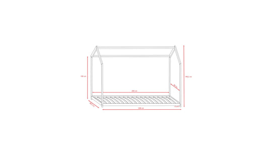 House Bed Bella - Natural