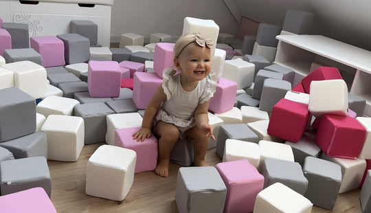 Pyramid set of 45 large foam blocks