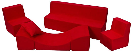 Soft Foam Furniture 4 psc set: 2x Chair+Sofa+Coach