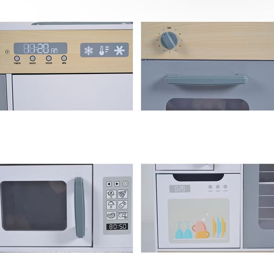 Houten Restaurant &amp; Keuken 2-in-1 