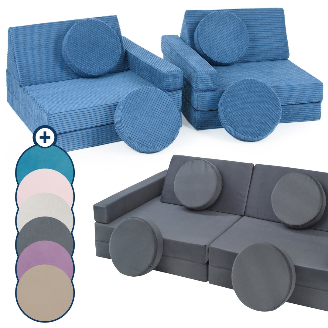 Modular kids sofa, foam blocks