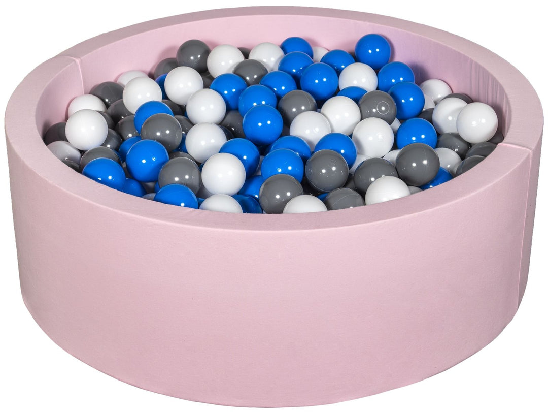 Soft Jersey ball pit with 450 balls, pink