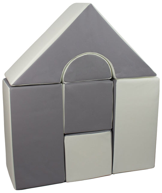 Mini castle set of 6 large foam blocks