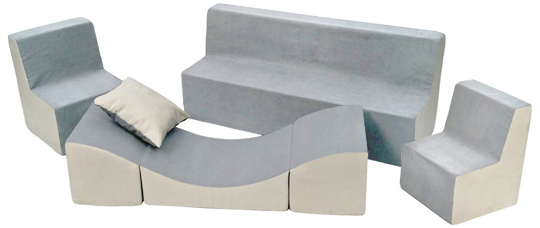 Soft Foam Furniture 4 psc set: 2x Chair+Sofa+Coach