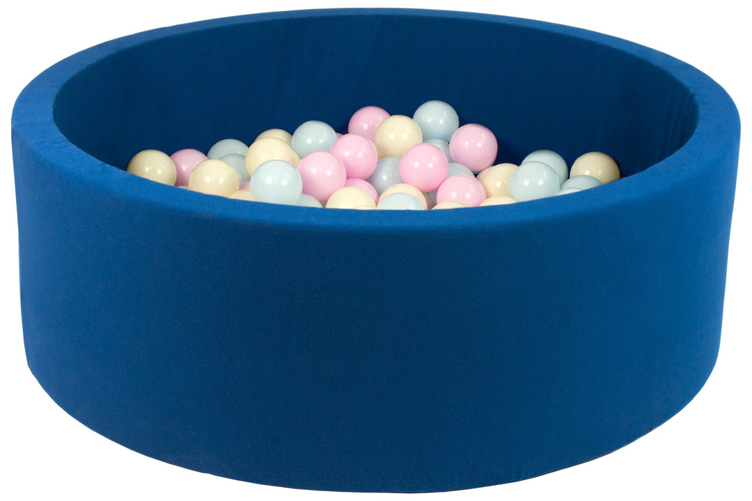 Soft Jersey ball pit with 200 balls, navy