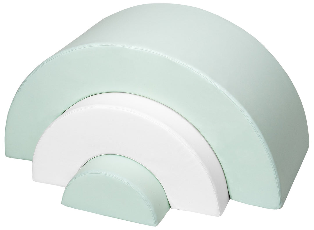 Mini rainbow set of 3 large foam blocks