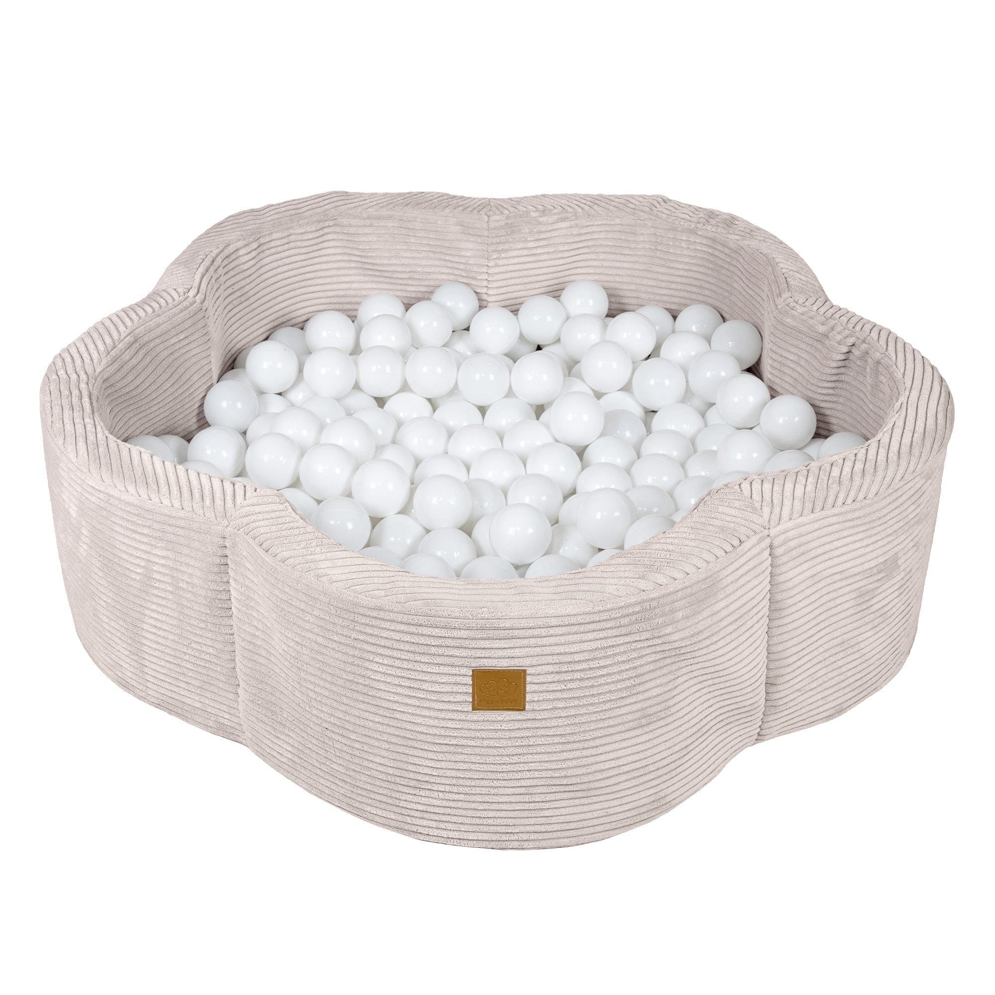 Foam Baby Ball Pit - Aesthetic Ecru Flower
