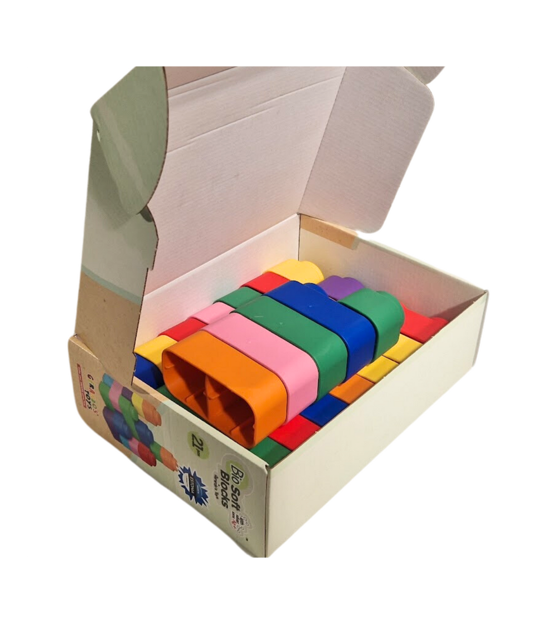 Zachte Bioblokken Set - 21 stuks