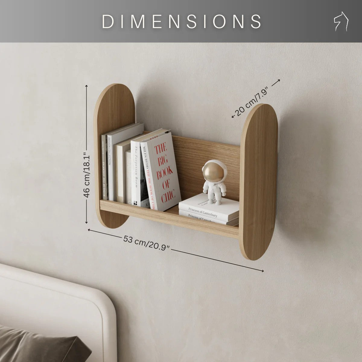 Kids Wooden Bookshelves CAPSULE - Small