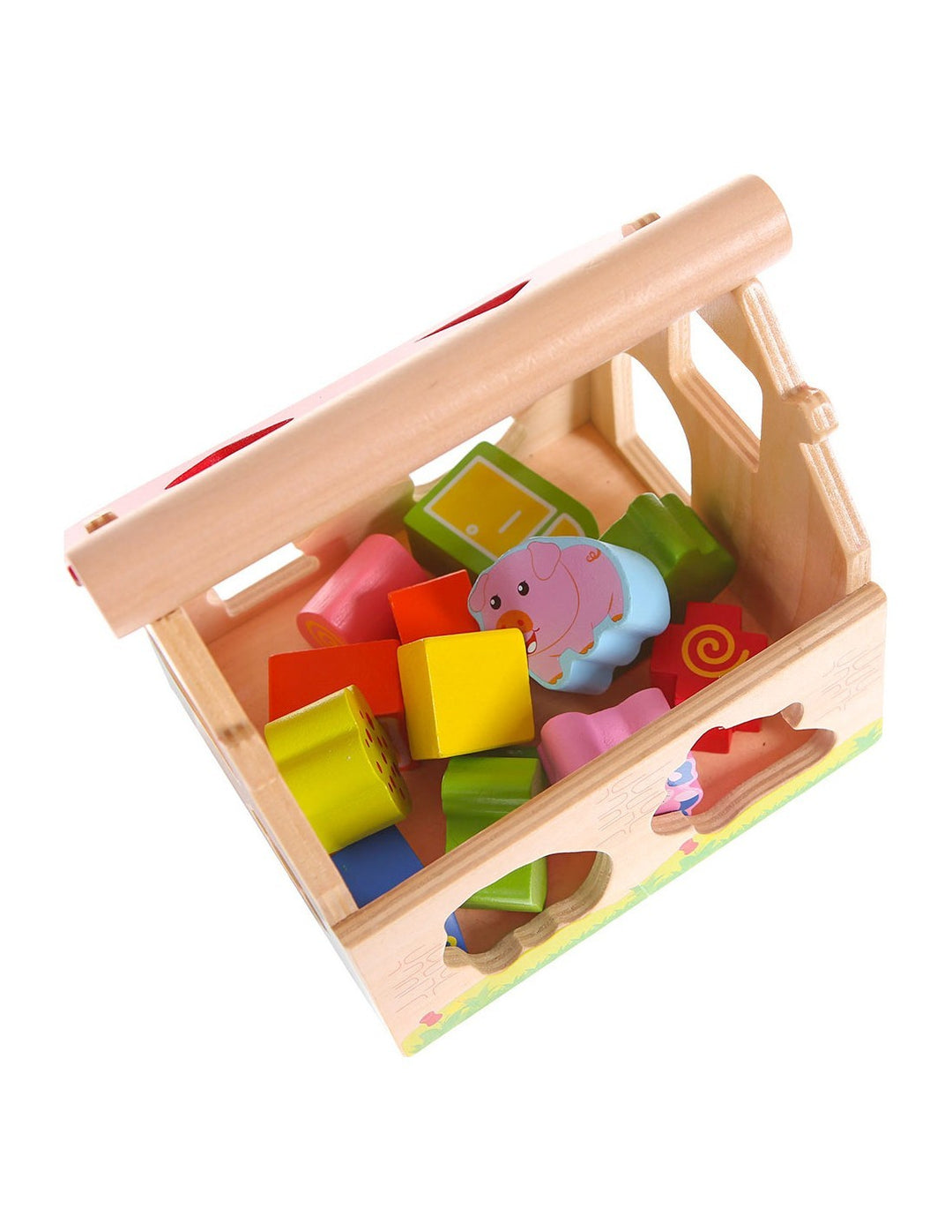 Farmhouse Shape Sorter With Animals