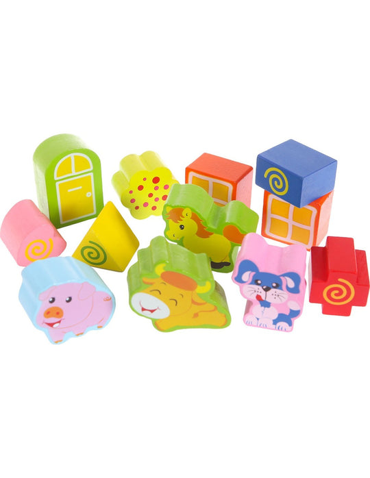 Farmhouse Shape Sorter With Animals