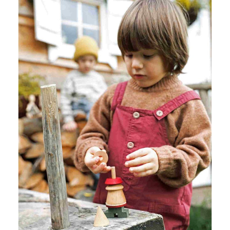 LALA Stick Figure Puzzle - Purple