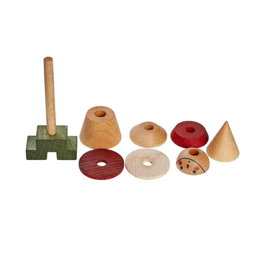 LALA Stick Figure Puzzle - Red