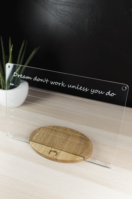 LUULA Acrylic Board - School Planner