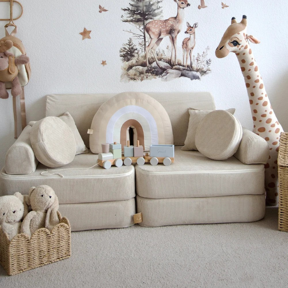 Medium Modular Sofa for Kids - Slimcord Lavender