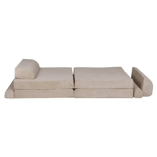MeowBaby® Large Slimcord Premium Sofa - Taupe