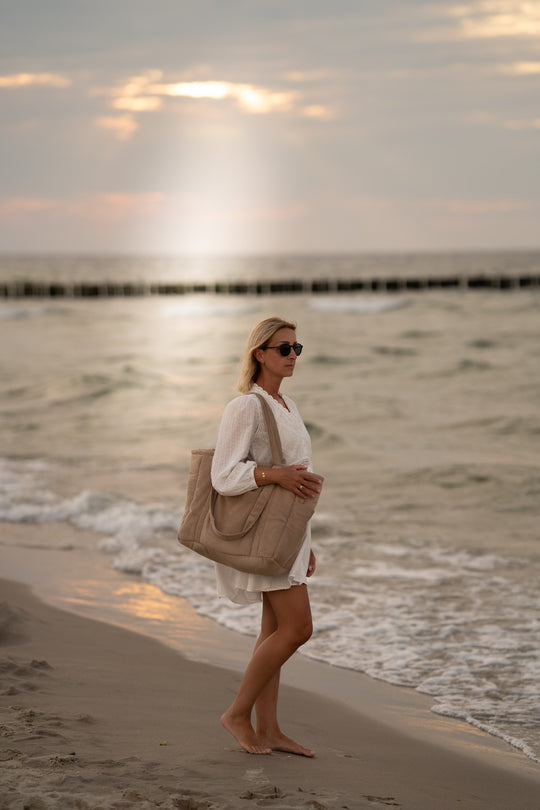 Mom / Weekender Bag - Latte