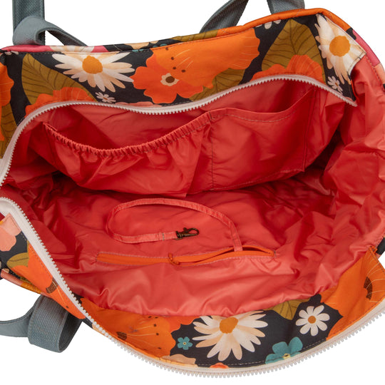 Mom / Weekender Bag - Picnic With Flowers