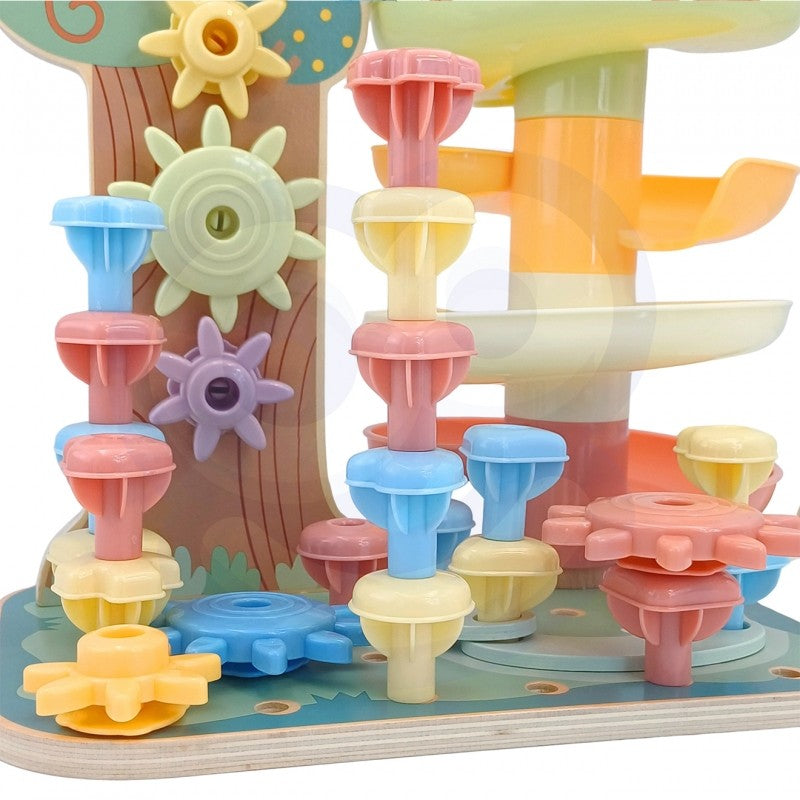 Montessori 4in1 Ball Track Activity Tree